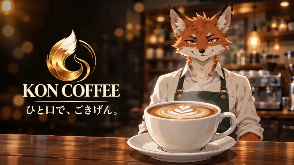 KON COFFEEの動画サムネイル